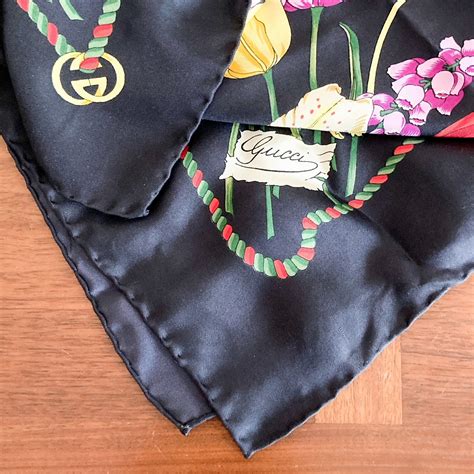 gucci replica scarf|vintage Gucci silk scarf.